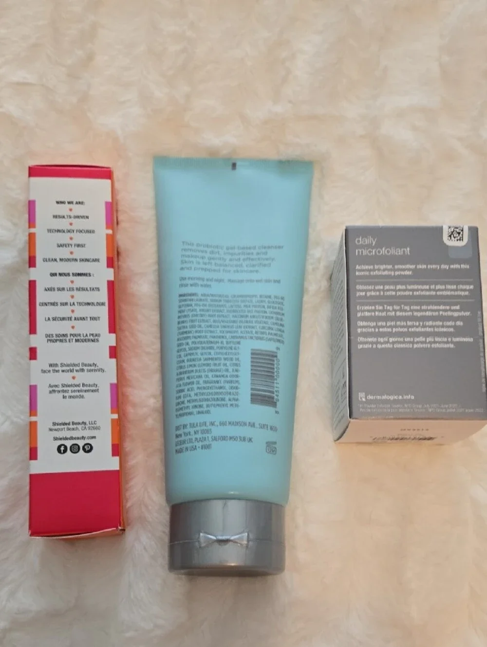 Skin Lovers Package: Tula, dermalogica, Shielded